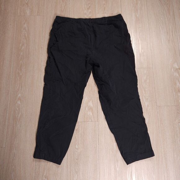 Eileen Fisher Ankle Chino Pants Women’s Size Large Organic Cotton Blend Tapered - Picture 7 of 11
